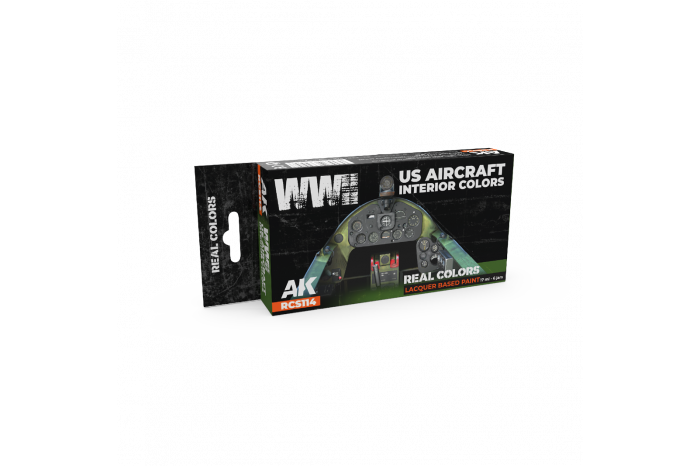 WWII US Aircraft Interior Colors SET - RCS114