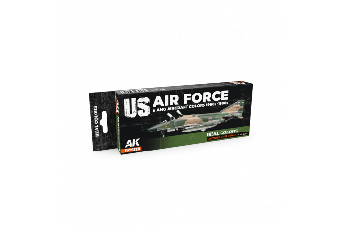 US Air Force & ANG Aircraft Colors 1960s-1980s SET - RCS120