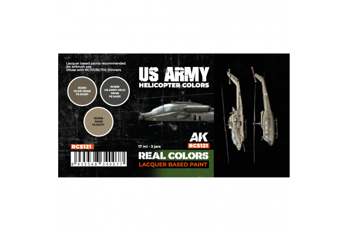 US Army Helicopter Colors SET - RCS121