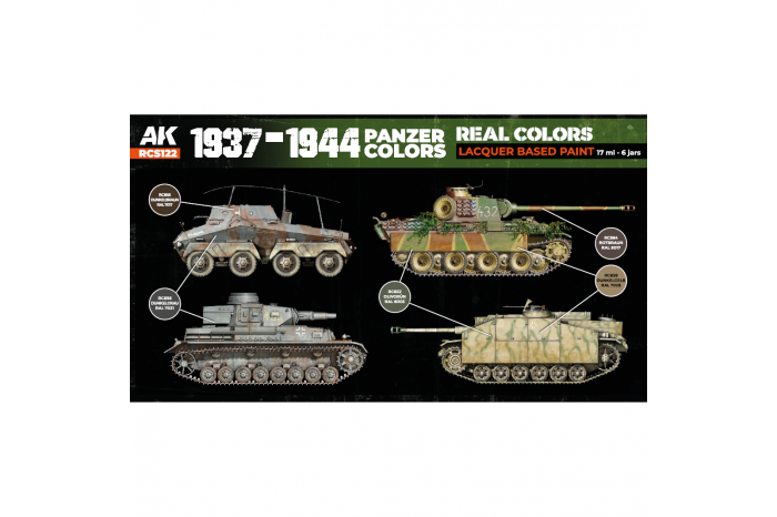 1937-1944 Panzer Colors SET - RCS122