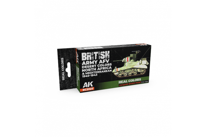 British Army AFV Desert Colors SET - RCS127