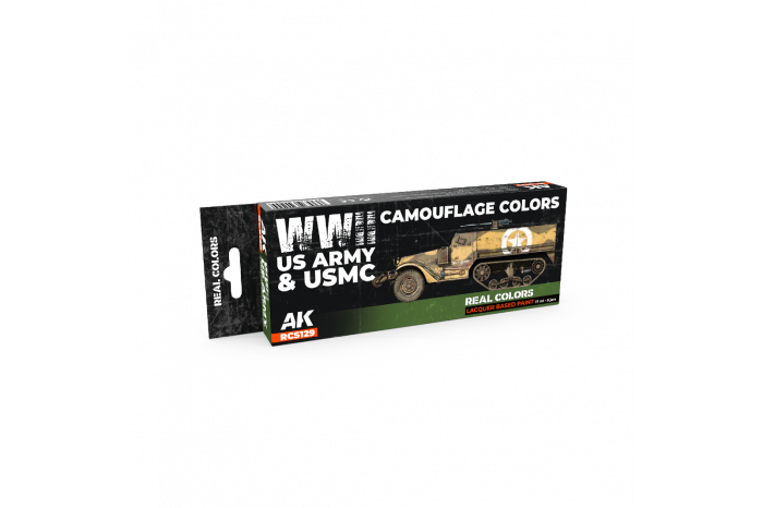 WWII US Army & USMC Camouflage Colors SET - RCS129