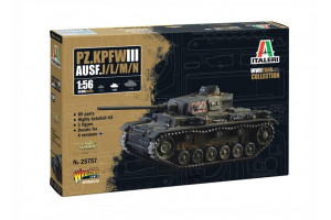 Model Kit tank 25757 - Pz. Kpfw. III Ausf. J//L/M/N (1:56)