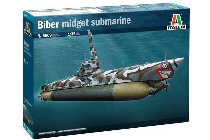 Model Kit ponorka 5609 - U-BOOT BIBER (1:35)