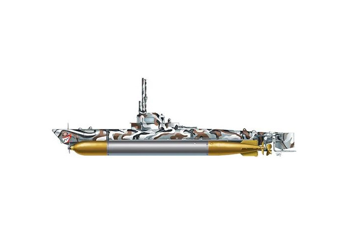 Model Kit ponorka 5609 - U-BOOT BIBER (1:35)