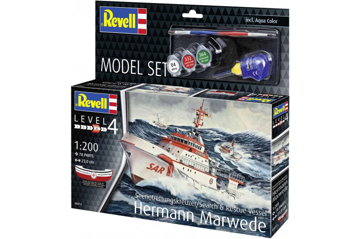 ModelSet loď 65812 - DGzRS Hermann Marwede (1:200)