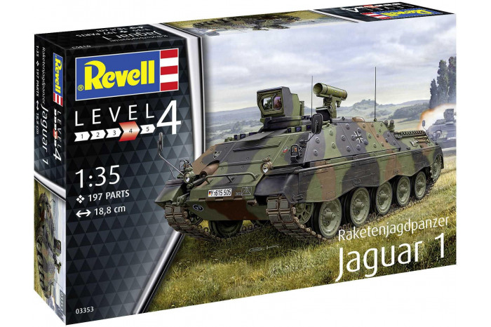 Plastic ModelKit military 03353 - Raketenjagdpanzer Jaguar 1 (1:35)