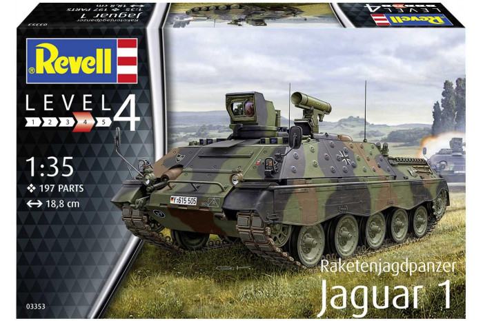 Plastic ModelKit military 03353 - Raketenjagdpanzer Jaguar 1 (1:35)
