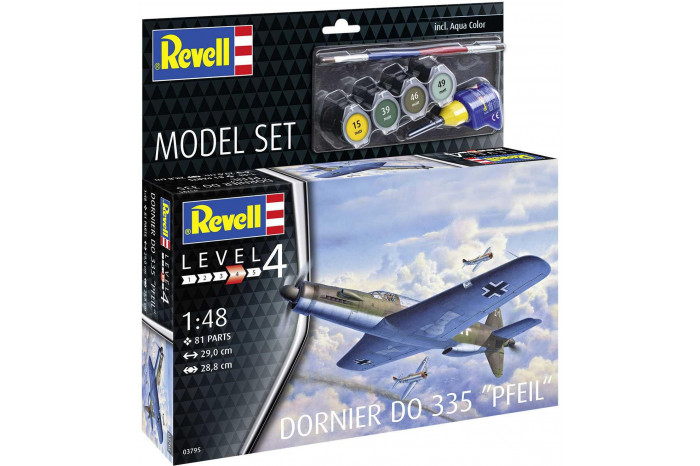 ModelSet letadlo 63795 - Do335 Pfeil (1:48)