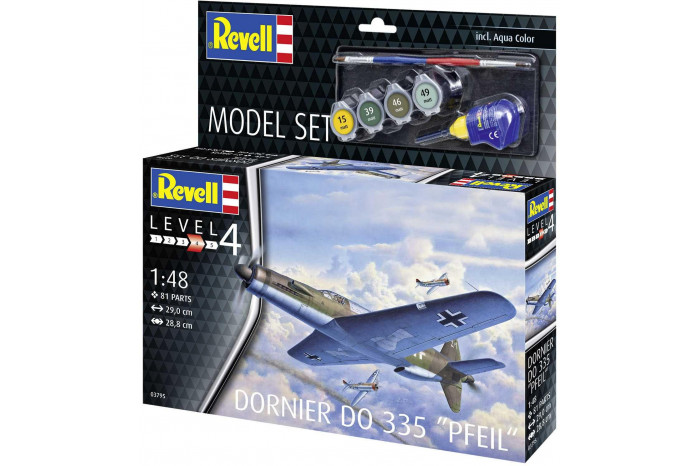 ModelSet letadlo 63795 - Do335 Pfeil (1:48)