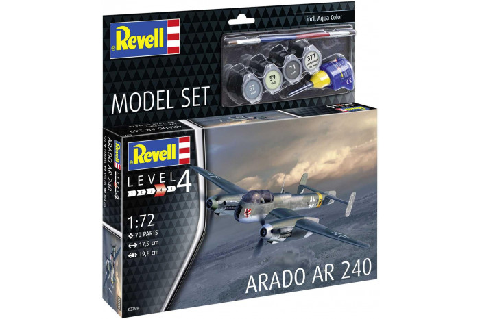 ModelSet letadlo 63798 - Arado AR-240 (1:72)