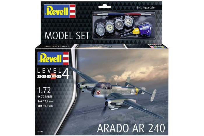 ModelSet letadlo 63798 - Arado AR-240 (1:72)