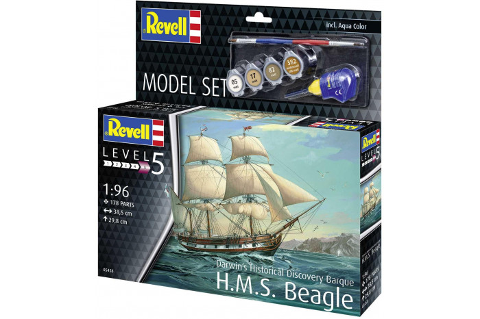 ModelSet loď 65458 - HMS Beagle (1:96)
