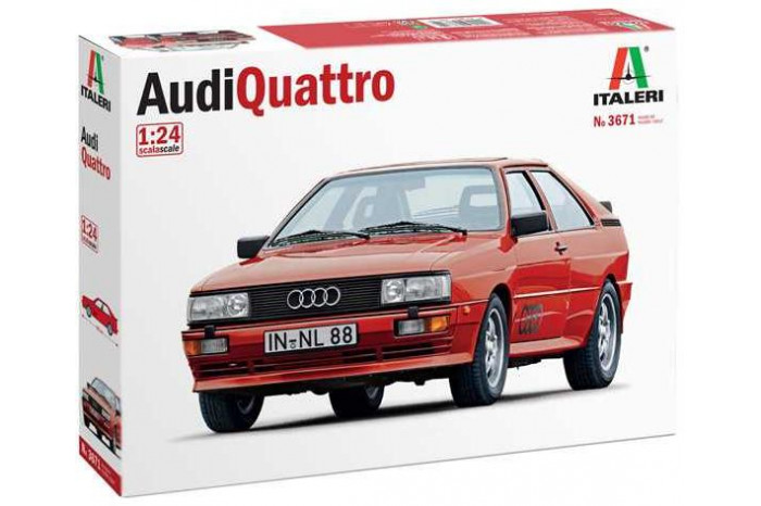 Model Kit auto 3671 - Audi Quattro (1:24)
