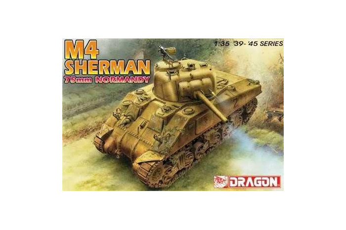 Model Kit tank 6511 - M4 SHERMAN 75mm NORMANDY (1:35)