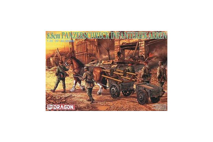 Model Kit figurky 6104 - 8.8CM PANZERSCHRECK INFANTERIEKARREN (1:35)
