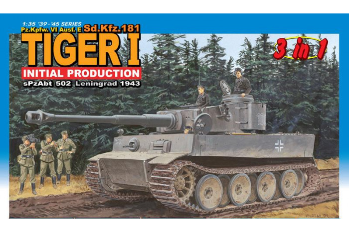Model Kit tank 6252 - SD.KFZ.181 TIGER I INITIAL TYP (1:35)