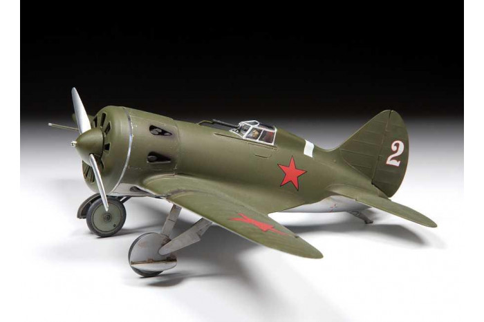 Model Kit letadlo 4832 - Polikarpov I-16 Type V Soviet Fighter (1:48)
