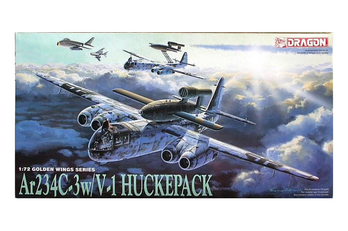 Model Kit letadlo 5011 - AR 234C-3w/V-1 HUCKEPACK (1:72)