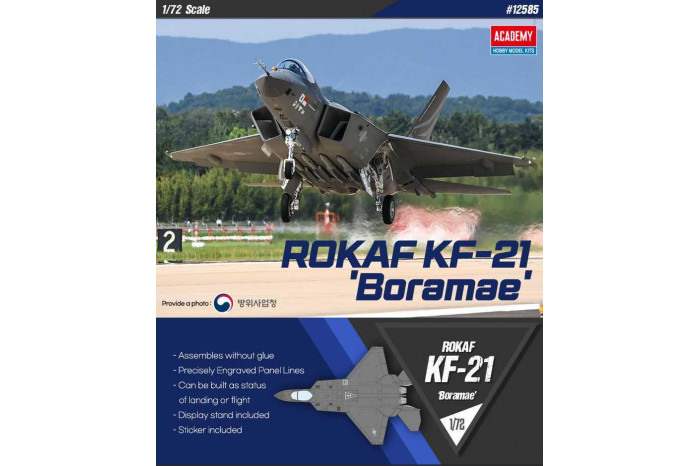 Model Kit letadlo 12585 - ROKAF KF-21 "Boramae" (1:72)