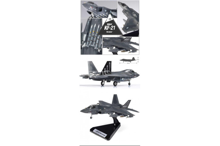 Model Kit letadlo 12585 - ROKAF KF-21 "Boramae" (1:72)