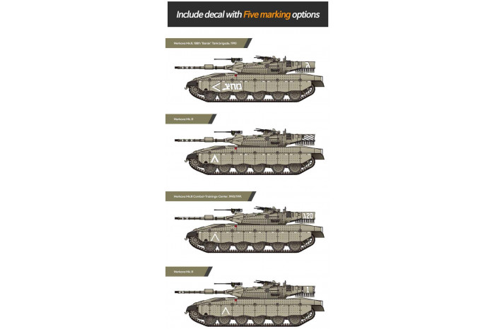 Model Kit tank 13429 - Merkava Mk. III (1:72)