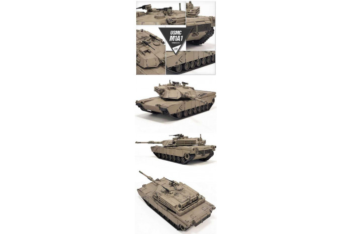 Academy - Model Kit tank 13430 - USMC M1A1 (1:72) - MJ