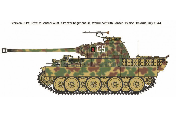 Model Kit military 7018 - Sd.Kfz. 171 Pz.Kpfw. V Panther Ausf. A (1:72)
