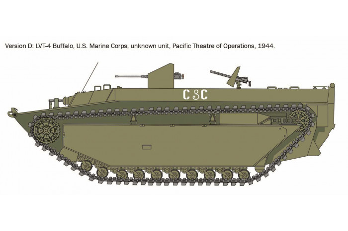 Model Kit military 6752 - LVT-4 Water Buffalo (1:35)