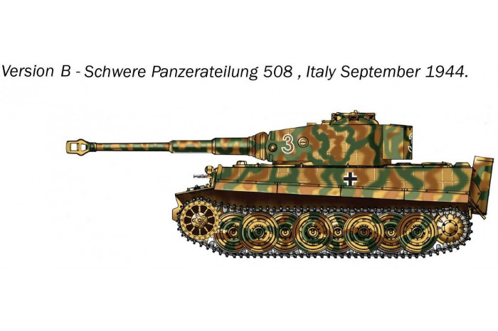 Model Kit tank 25755 - Pz. Kpfw. VI Tiger I (1:56)