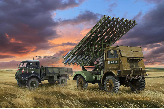 Plastic ModelKit military 03338 - BM-13-16 on WOT 8 (1:35)