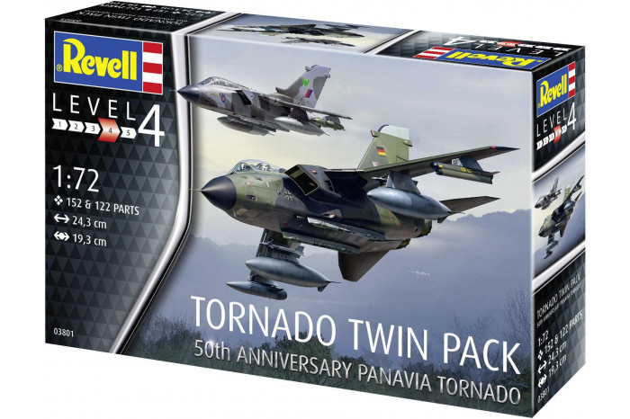 Plastic ModelKit letadlo 03801 - 50th Anniversary Tornado (1:72)