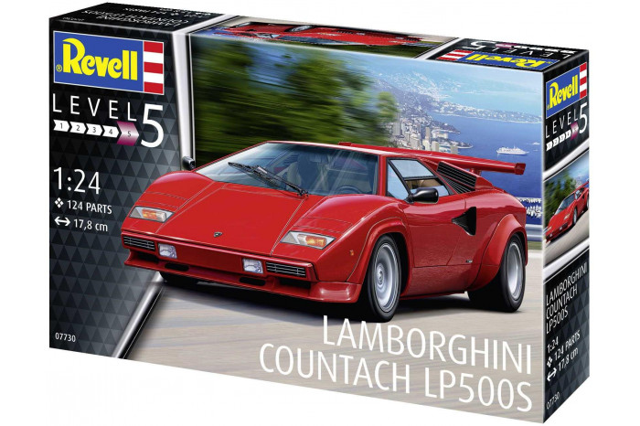 Plastic ModelKit auto 07730 - Lamborghini Countach LP500S (1:24)