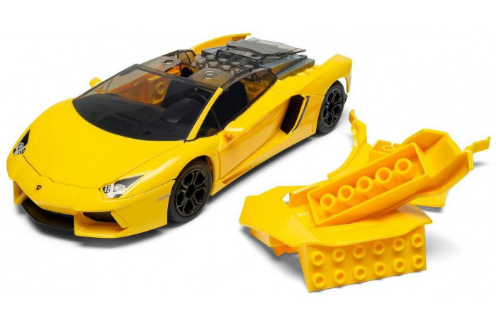 Quick Build auto J6026 - Lamborghini Aventador - Yellow
