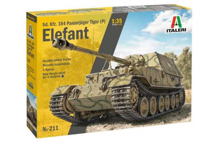 Model Kit military 0211 - Sd.Kfz.184 PanzerJaeger Elefant (1:35)