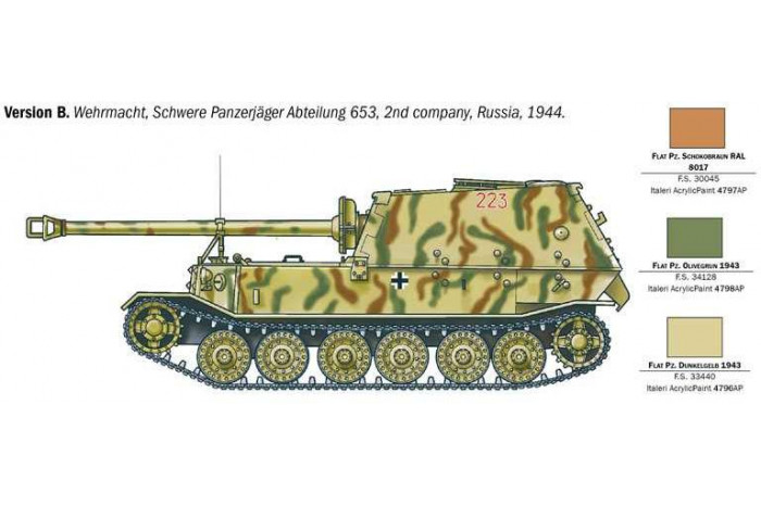 Model Kit military 0211 - Sd.Kfz.184 PanzerJaeger Elefant (1:35)