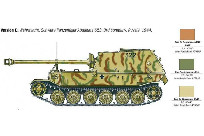 Model Kit military 0211 - Sd.Kfz.184 PanzerJaeger Elefant (1:35)