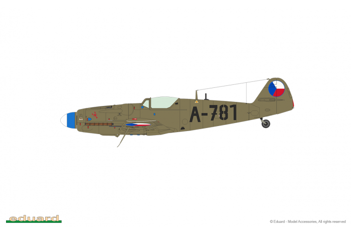 Avia S-199 bubble canopy (1:72) - 70151