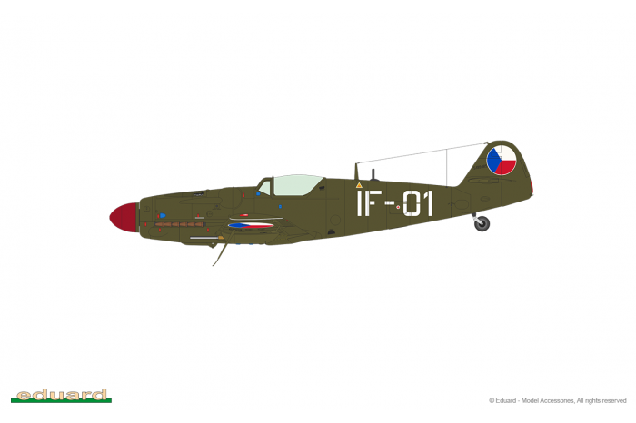 Avia S-199 bubble canopy (1:72) - 70151