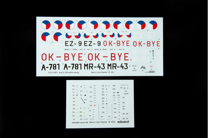 Avia S-199 bubble canopy (1:72) - 70151