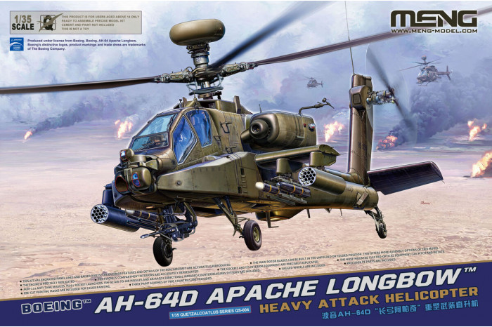 Boeing AH-64D Apache Longbow Heavy Attack Helicopter (1:35) - 004