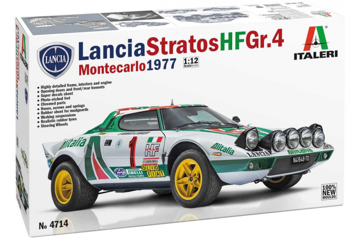 Model Kit auto 4714 - Lancia stratos HF Gr.4 (1:12)