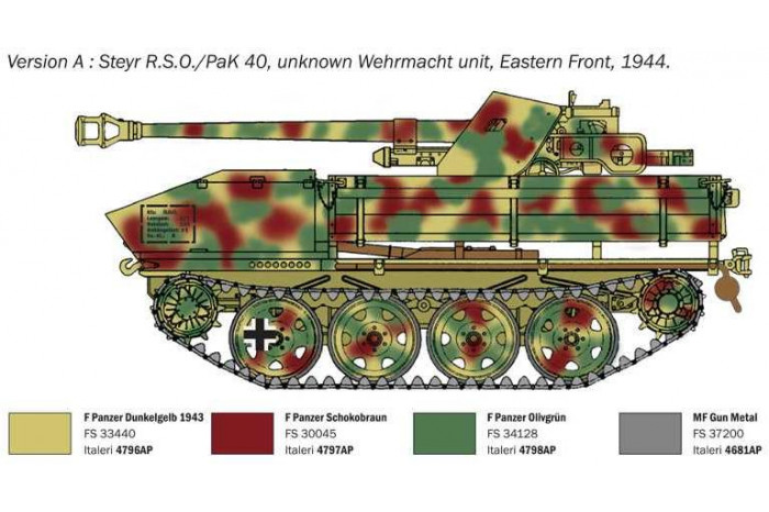 Model Kit military 0355 - 7,5 cm RSO with PAK40 (1:35)