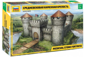 Model Kit diorama 8510 - Medieval Stone Fortress (RR) (1:72)