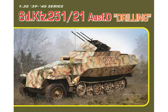 Model Kit military 6862 - Sd.Kfz.251/21 Ausf.D DRILLING (1:35)