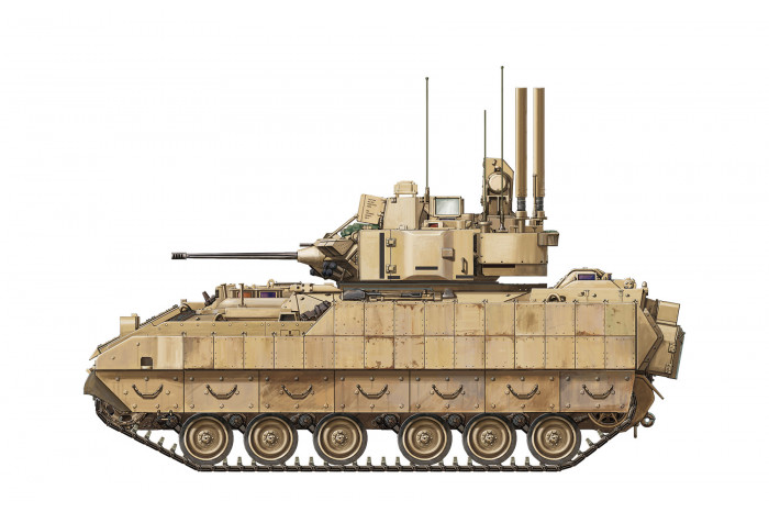 U.S. Cavalry Fighting Vehicle M3A3 Bradley w/BUSK III (1:35) - 006