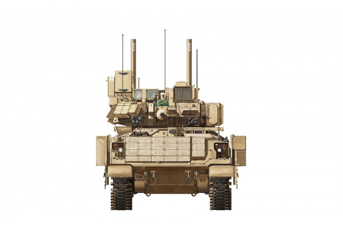 U.S. Cavalry Fighting Vehicle M3A3 Bradley w/BUSK III (1:35) - 006