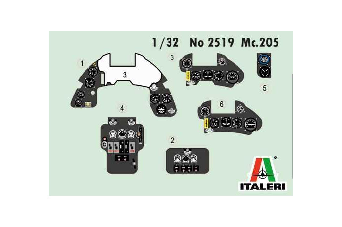 Model Kit letadlo 2519 - Macchi MC.205 "Veltro" (1:32)