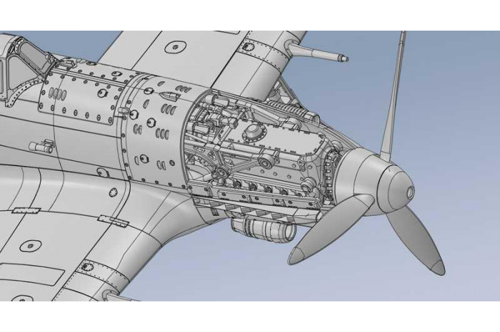 Model Kit letadlo 2519 - Macchi MC.205 "Veltro" (1:32)