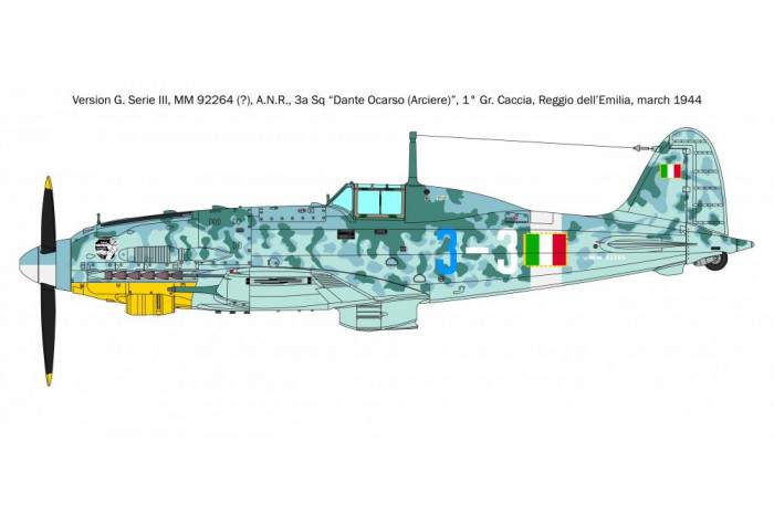 Model Kit letadlo 2519 - Macchi MC.205 "Veltro" (1:32)